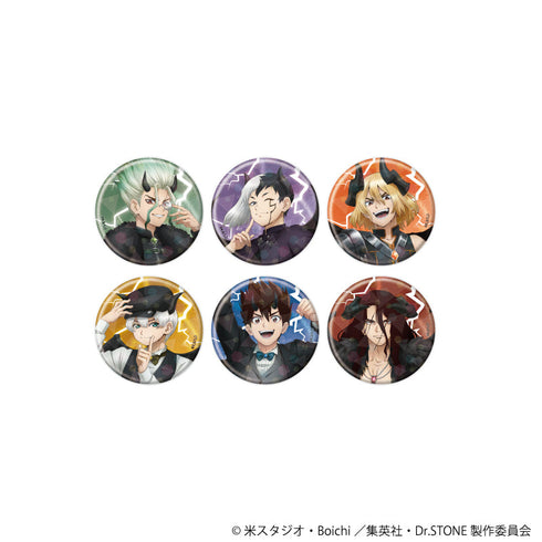 『Dr.STONE』ホログラム缶バッジ(57mm)01/悪魔風ver. BOX(全6種)(描き下ろしイラスト)